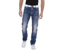 Cipo & Baxx Pantalon en jean coupe droite pour homme, Cd704-b, 30W x 32L