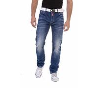 Cipo & Baxx Pantalon en jean coupe droite pour homme, Cd704-B, 38W x 32L