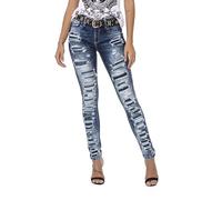 Cipo & Baxx Pantalon en jean pour femme, Bleu (479), 31W x 34L