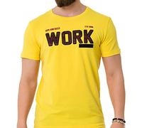 Cipo & Baxx T-shirt à manches courtes pour homme CT737, Jaune (734), L