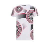 CIPO & BAXX T-Shirt rouge / noir / blanc, Taille M