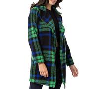 Cipo & Baxx Veste à carreaux pour femme - Veste de loisirs mi-saison, 220-GREEN, L
