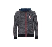 CIPO & BAXX Veste de survêtement gris chiné / rouge / noir, Taille S