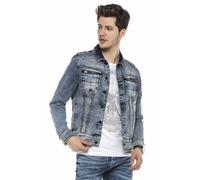 Cipo & Baxx Veste en Jean à Rivets pour Homme - Bleu - 1 moisCJ250-BLUE-L-P