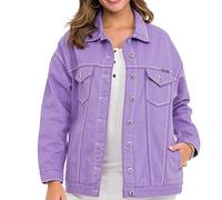 Cipo & Baxx Veste en jean pour femme - Denim classique en cuir - Sport - Différents modèles de vestes - Bouton et fermeture éclair - Capuche de survêtement et manches sweat - Avec détails modernes et