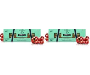 Cipriani Tagliolini, Pâtes de Semoule de Blé Dur Italien aux Oeufs Extra-fins, Tagliolini Classiques aux Oeufs Frais, Séchage Lent, 250 Grammes (Lot de 2)