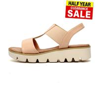 Cipriata Aladina Sandale À Talon Wedge Casual Pour Femme Nude
