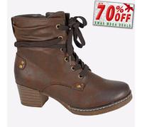Cipriata Aleandra Femmes Créateur Mode Robe Habillé Bottines Marron
