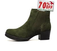 Cipriata Alessina Femmes Mode Décontracté Robe Créateur Bottines Vert