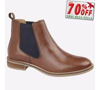 Cipriata Alexandra Femmes Cuir Mode Robe Chelsea Bottines Fauve