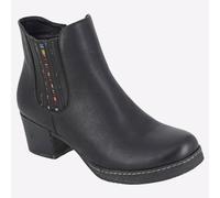 Cipriata Annella Femmes Créateur Mode Confort Robe Bottines Noir