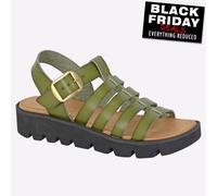 Cipriata Azia Femmes Boucle Mode Décontracté Plage Compensé Sandale Vert