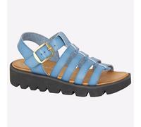 Cipriata Azia Sandale Wedge Casual De Plage Pour Femmes Bleu