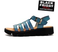 Cipriata Azia Femmes Boucle Mode Décontracté Plage Compensé Sandale Bleu