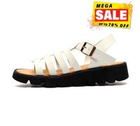 Cipriata Azia Femmes Boucle Mode Décontracté Plage Compensé Sandale Blanc