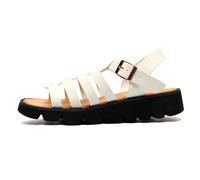 Cipriata Azia Sandales Wedge De Plage À Boucle Pour Femmes Blanches