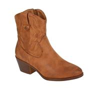 Cipriata Bertilla Ouest Cowgirl Femmes Mémoire Mousse Bottines Fermeture Éclair