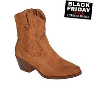 Cipriata Bertilla Ouest Cowgirl Femmes Mémoire Mousse Bottines Fermeture Éclair