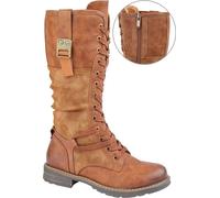 Cipriata - Bottes hautes pour femmes "Gabriela" DF1983 (40,5 EU) (Marron clair)