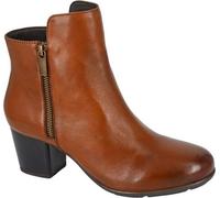 Cipriata - Bottines pour femme "Cleope", cuir DF2450 (40,5 EU) (Marron clair)