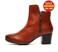 Cipriata Cleope Mémoire Mousse Femmes Décontracté Mode Cuir Bottines Fauve