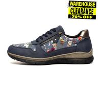 Cipriata Clita Mémoire Mousse Floral Femmes Baskets Mode Décontracté Marine