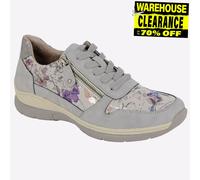 Cipriata Clita Mémoire Mousse Floral Femmes Baskets Mode Décontracté Gris