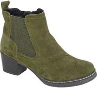 Cipriata - Damen Stiefeletten "Alessina", Wildleder DF2468 (36 EU) (Khakigrün)