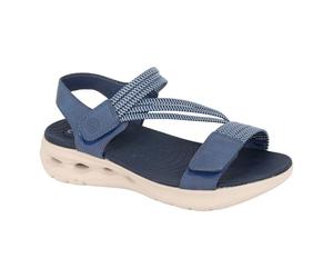 Cipriata Elena Sandales D'Été Pour Femmes En Cuir De Mode Navy