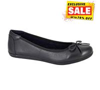 Cipriata Eria Ballerine Femmes Chaussures Décontracté à Enfiler Cuir Tennis Noir