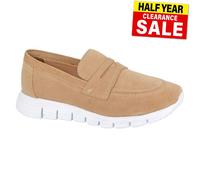 Cipriata Felisa Métropolitain Femmes Décontracté Mode Suède Cuir Baskets Beige