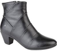 Cipriata Femme Ginerva Plis Vamp Bottes rigides DF1545 (39 EU) (Noir)