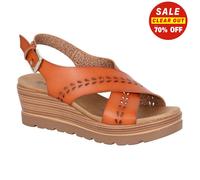 Cipriata Gavina Femmes Designer Compensé Bride Arrière Mode Sandale Détente Tan