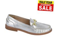 Cipriata Nicolosa Robe Femme Décontractée Mode Slip Sur Mocassins En Cuir Argent