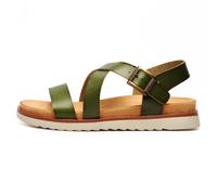 Cipriata Olvia Femmes Chic Starppy Mode Designer Sandales Boucle Vert