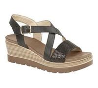 Cipriata - Sandales avec design croisé CLARICE - Femme (41 EUR) (Noir) - UTDF1589 Noir