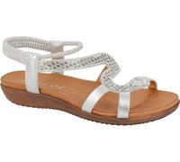 Cipriata - Sandales pour femmes "Serpent" DF2501 (42 EU) (Argent)