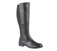 Cipriata Silvia Femmes Mémoire Mousse Robe Cuir Mode Bottes Hauteur Genou Noir