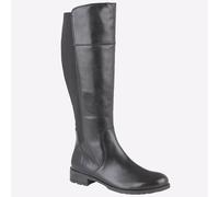 Cipriata Silvia Femmes Mémoire Mousse Robe Cuir Mode Bottes Hauteur Genou Noir