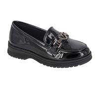 Cipriata Sina Femmes Designer Mode Décontractée Patient Mocassin Noir