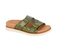 Cipriata Tiberia Femmes à Enfiler Boucle Designer Glissières Sandales Mules Vert