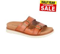 Cipriata Sandales mule Tiberia Femmes à boucle Designer Tan