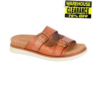 Cipriata Tiberia Femmes Sandales Mule À Boucle Designer Tan