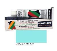 Cirage crème rénovatrice pigmentaire cuir couvre éraflure accroc brûlure recolore SAPHIR (Coloris: Bleu pale)