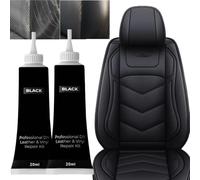 Cirage Noir,Cirage Noir Chaussure Cuir,Reparation Cuir,Teinture Cuir Noir,Pâte Réparatrice Cuir,Kit Reparation Cuir,Rénovation Cuir,Restaurateur Cuir,Leather Repair Cream(Noir 2pcs)