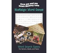 Circa 80s and 90s Nostalgic Word Games: Back to the 80s & 90s Word Search | Nostalgic Brain Games for Adults, Seniors & Teens | Relaxing Stress Reliever Puzzle Fun