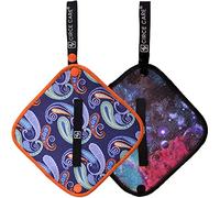CIRCE CARE Lot de 2 Chiffons absorbants réutilisables et écologiques pour Femmes Qui Font Pipi à l'extérieur, Solution d'urine féminine pour Le Camping, la randonnée (Combi- Galaxy+Fiesta)