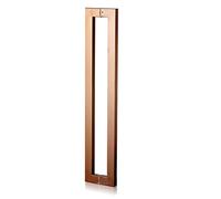 CIRCIR 44cm/60cm/80cm/100cm/120cm/150cm Long Office/Bank Doors Konb,Door Pull for Interior/Exterior Gates, Mounted Back to Back(Rose Gold,80cm/32inch)