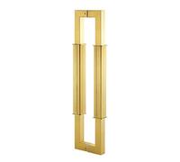 CIRCIR Barn Door Pull Handle Front Door Pulls Glass Door Pulls Frameless Shower Doors,Long Base Gate Handle,Two Sided Design(Gold#1,Length 120cm(47.2inch))