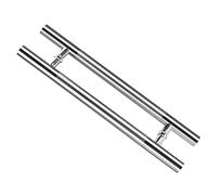 CIRCIR Double-Side H-Shape/Ladder Door Handles Gate Handles,Stainless Steel Barn Door Handles, for Indoor Outdoor Door(80cm/31.5in)